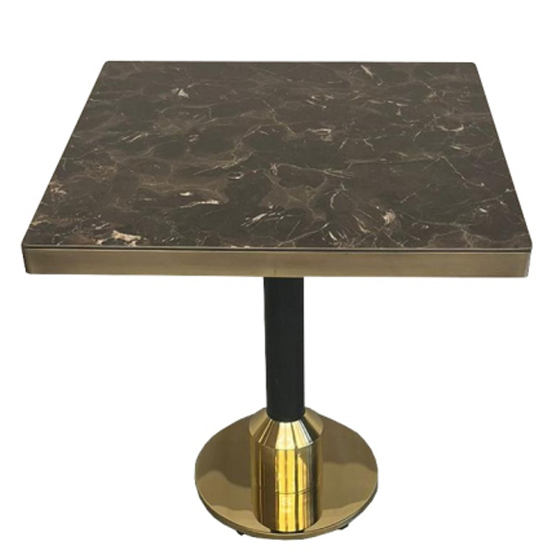restaurant gold table