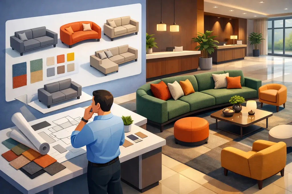 Choosing a Hotel Lobby Sofa Manufacturer