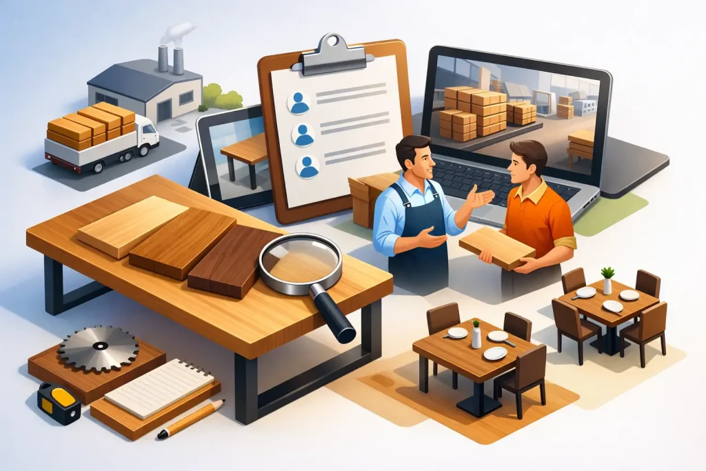 Choosing a Wood Restaurant Table Supplier