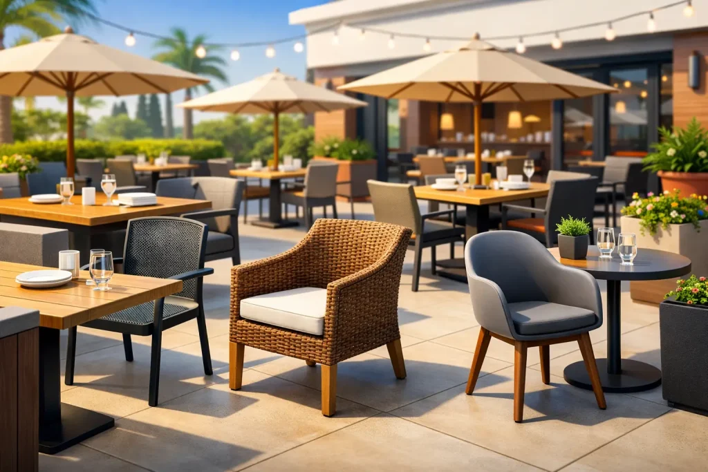 Choosing Commercial Outdoor Restaurant Chairs