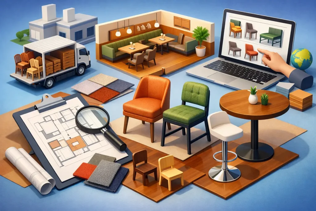 How to Choose a Furniture Supplier for Restaurant Projects