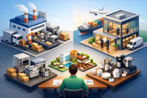 Factory Direct vs Trading Company for HoReCa Buyers